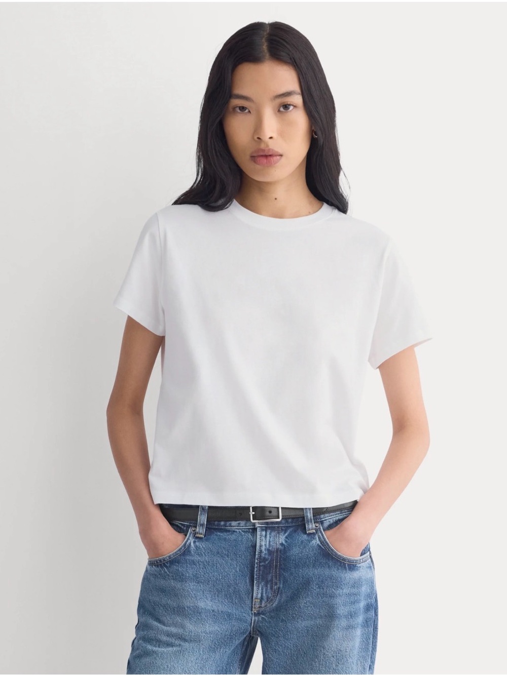 Everlane Box Cut Tee in Essential Cotton